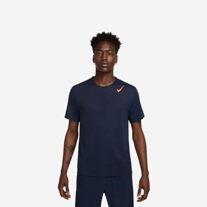 NIKE DRI-FIT ADV SS RUNNING vyriški bėgimo marškinėliai | S-Sportas.lt